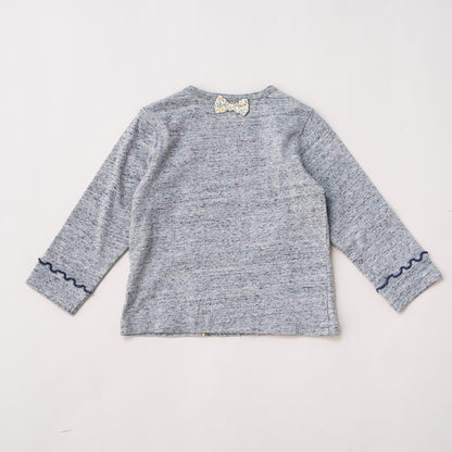 タックデザインTシャツ　GRAY