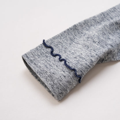 タックデザインTシャツ　GRAY