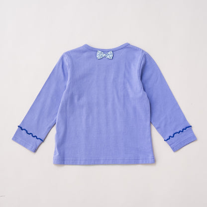 タックデザインTシャツ　PURPLE