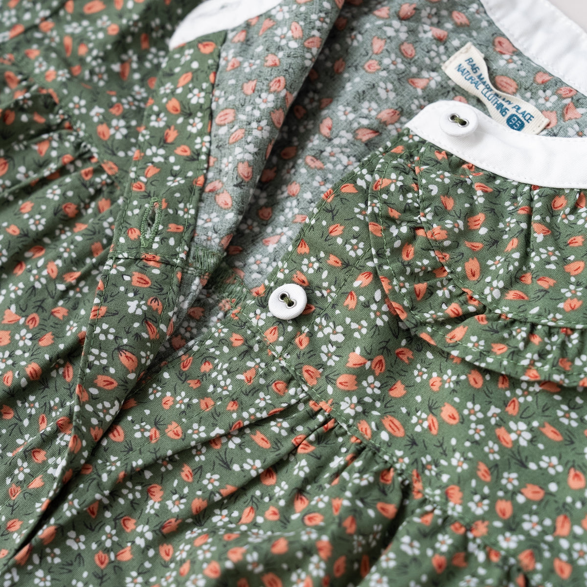 ブラウスワンピース　PRINT