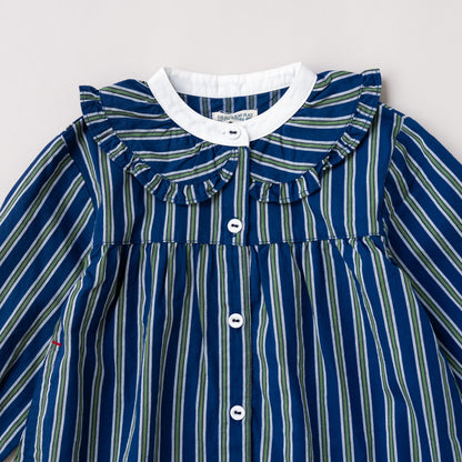 ブラウスワンピース　STRIPE