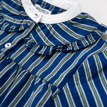 ブラウスワンピース　STRIPE