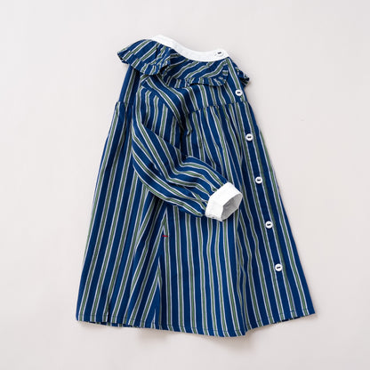 ブラウスワンピース　STRIPE