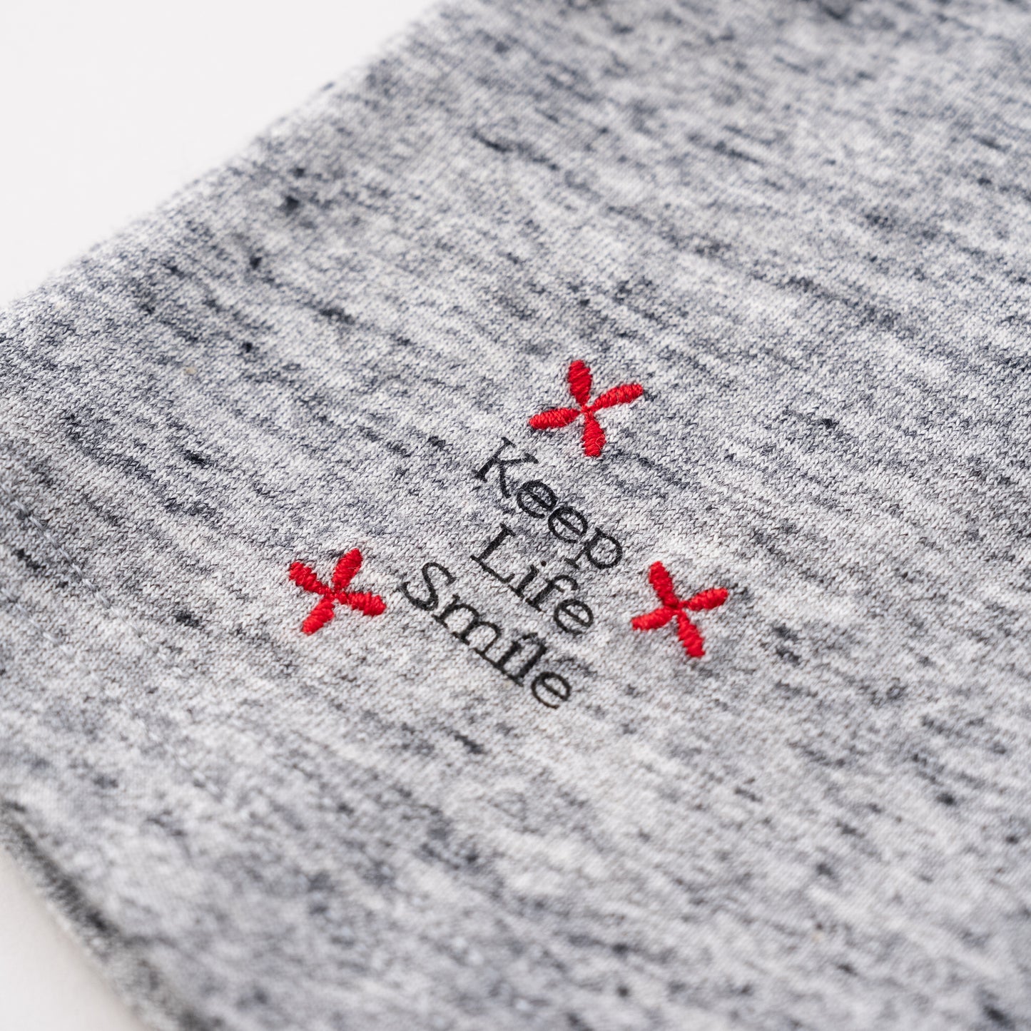 フリルハイネックTシャツ　GRAY