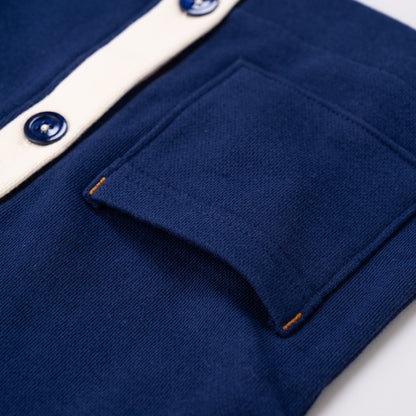 トラッドスタイルカーディガン　NAVY