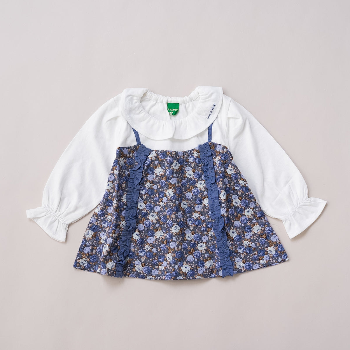 3ピースセット(チュニック・パンツ・ヘアバンド)　BLUE