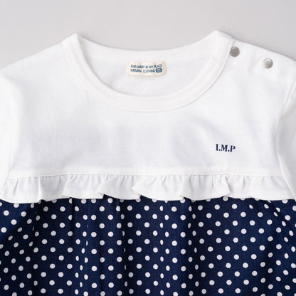 切り替えTシャツワンピース　DOT