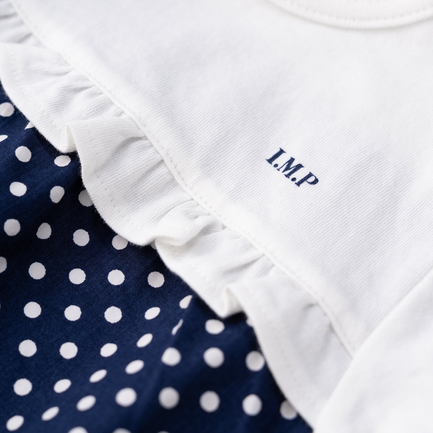 切り替えTシャツワンピース　DOT