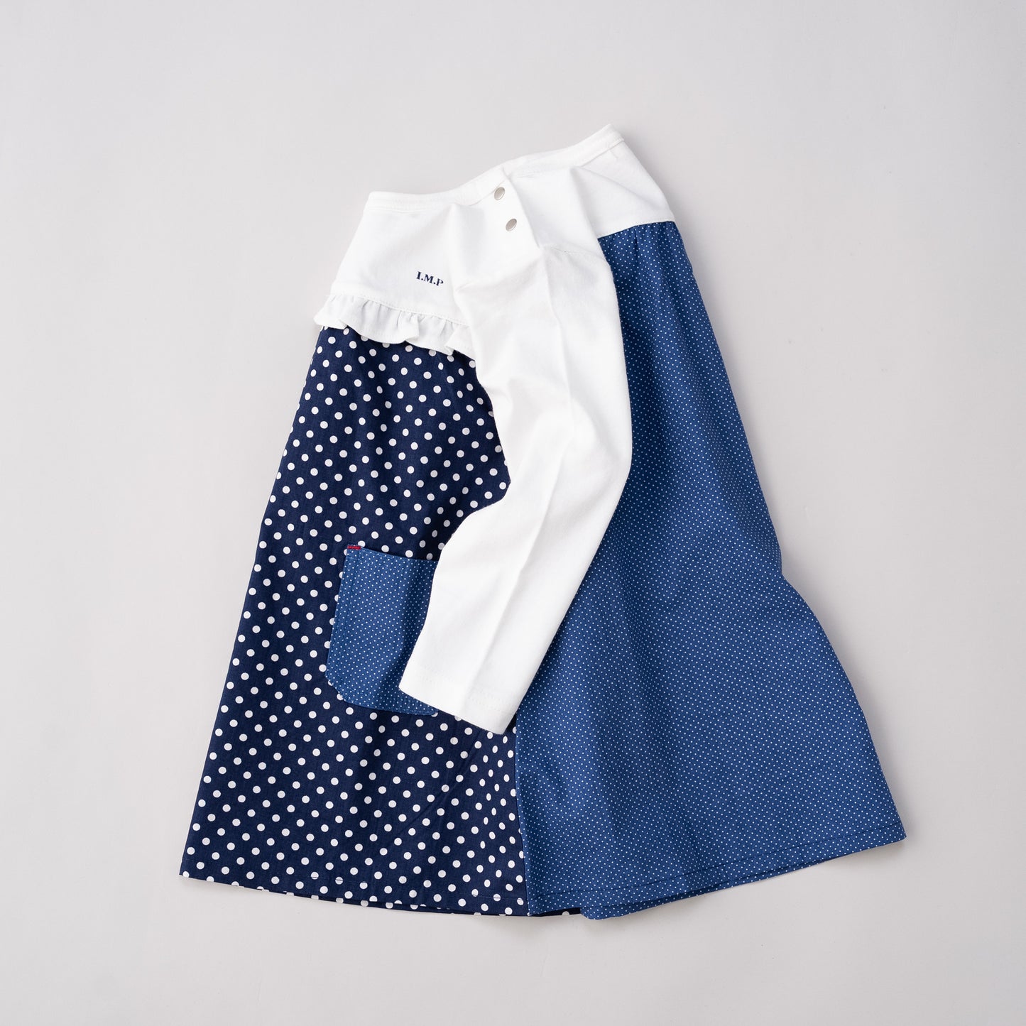 切り替えTシャツワンピース　DOT