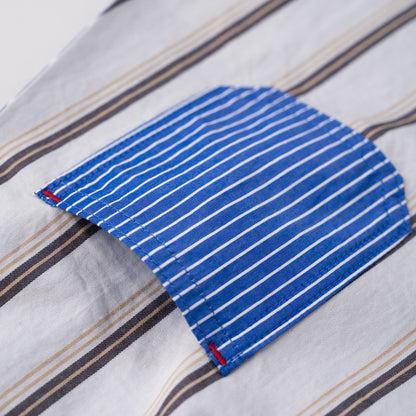 切り替えTシャツワンピース　STRIPE