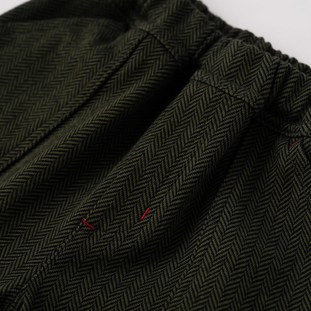 ジャガードニットリブパンツ　KHAKI