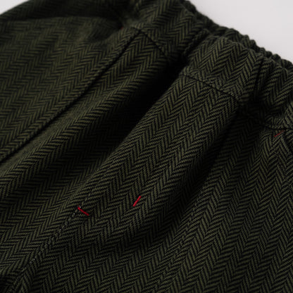 ジャガードニットリブパンツ　KHAKI