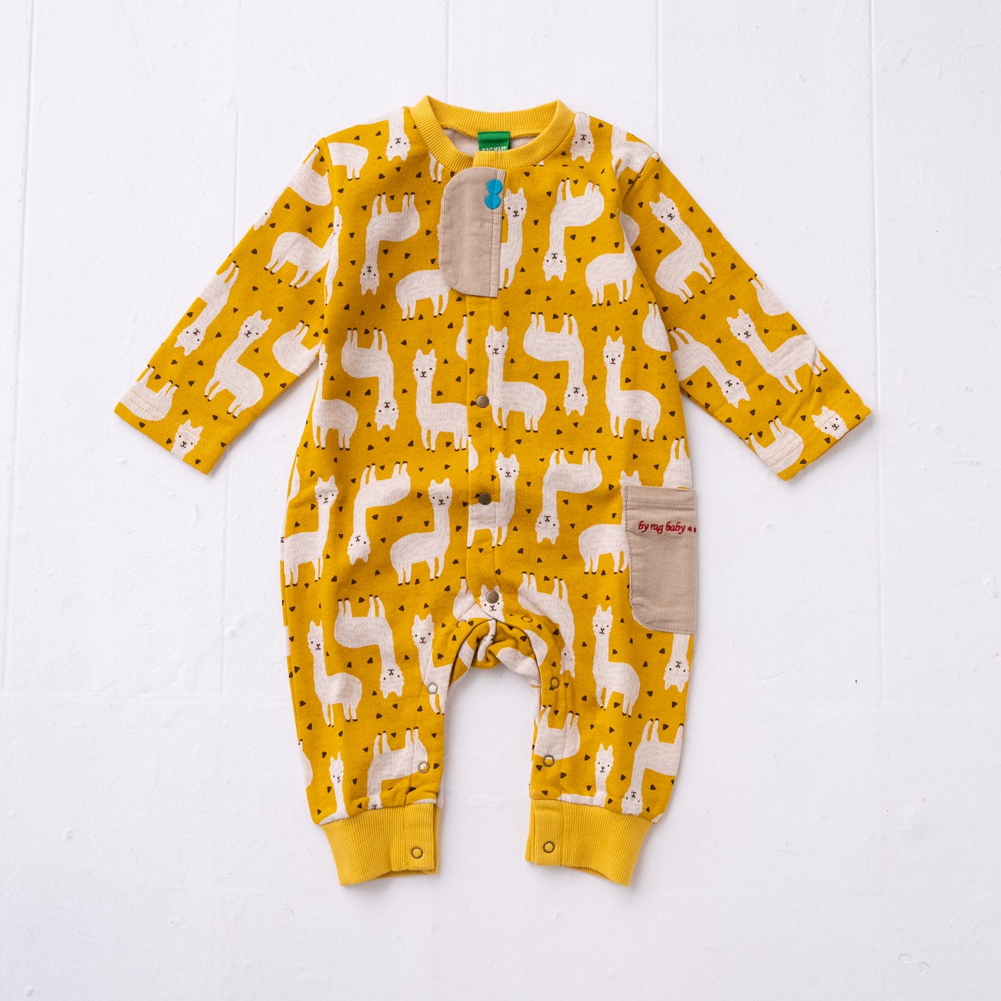 帽子&ロンパースセット YELLOW