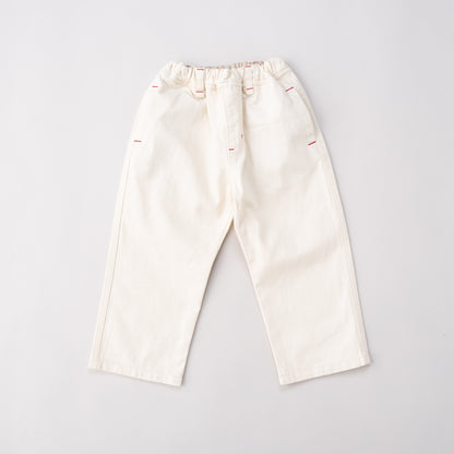 デニムワークパンツ　IVORY