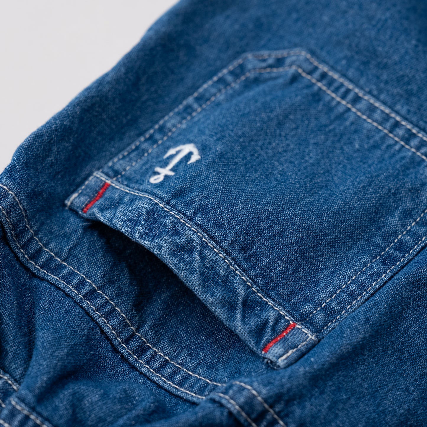 デニムワークパンツ　BLUE