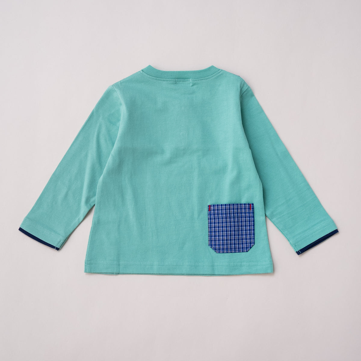 ヘンリーネックTシャツ　GREEN