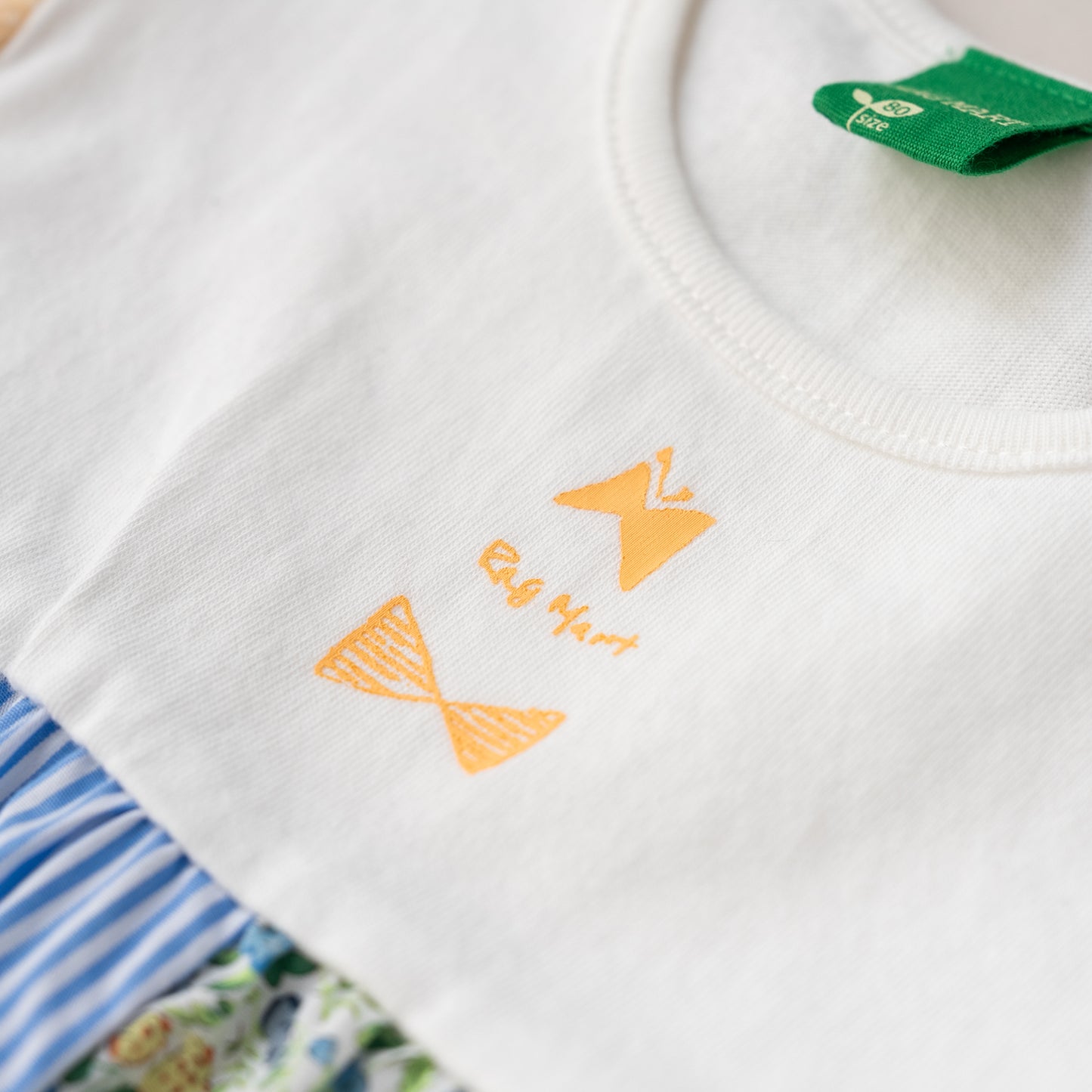 パッチワークTシャツ＆パンツセット　OFF-WHITE