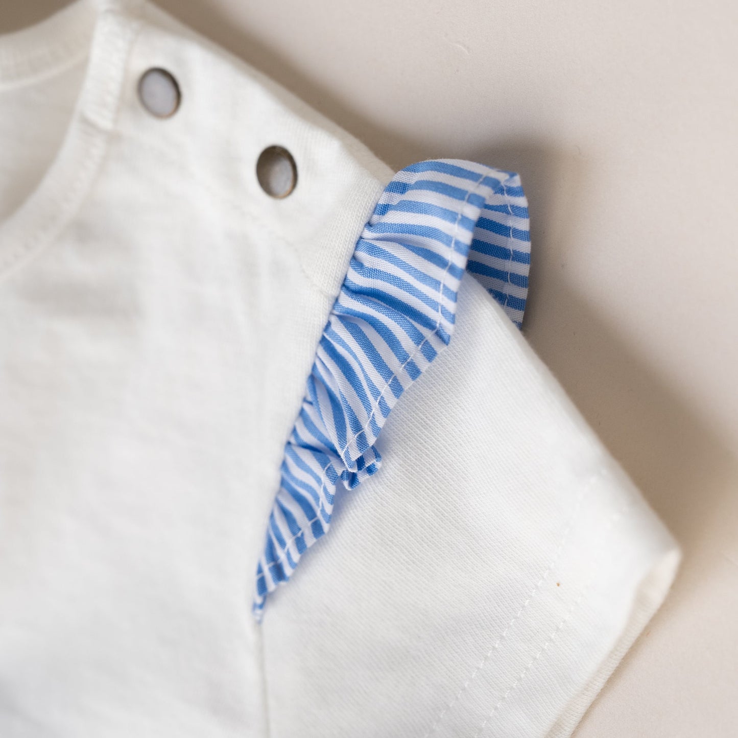 パッチワークTシャツ＆パンツセット　OFF-WHITE