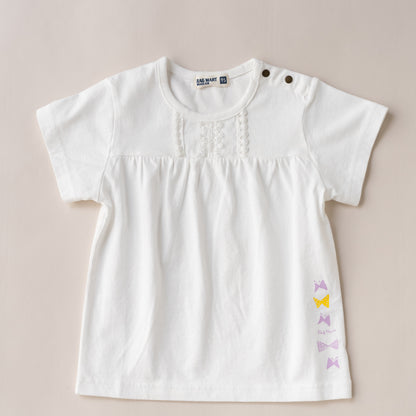 ガールズTシャツ　OFF-WHITE