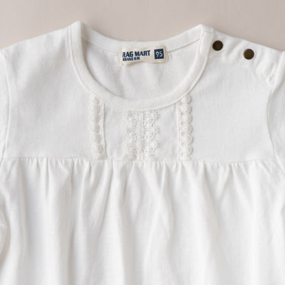 ガールズTシャツ　OFF-WHITE
