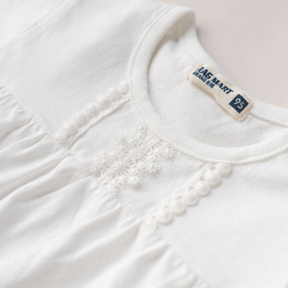 ガールズTシャツ　OFF-WHITE