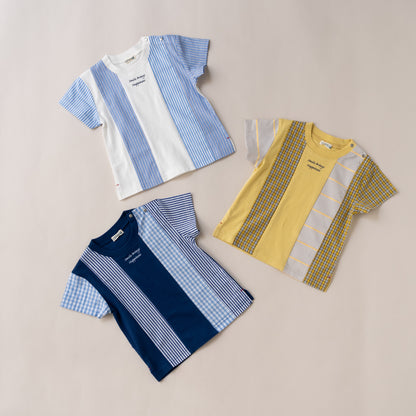 スイッチングTシャツ　NAVY