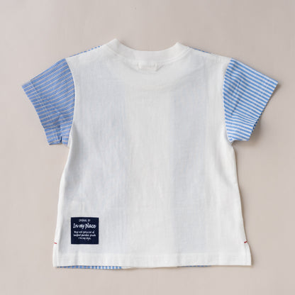スイッチングTシャツ　OFF-WHITE
