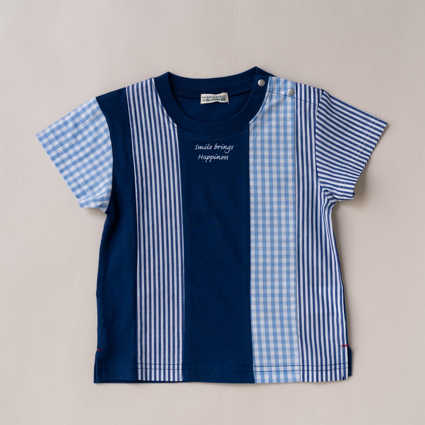 スイッチングTシャツ　NAVY