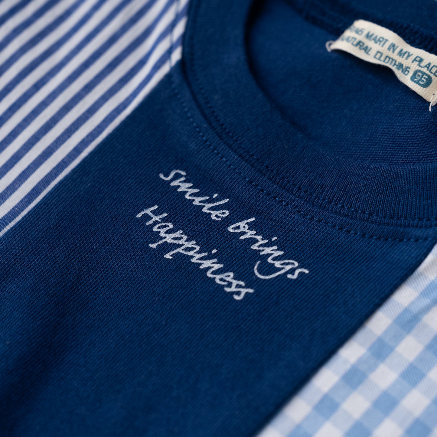 スイッチングTシャツ　NAVY
