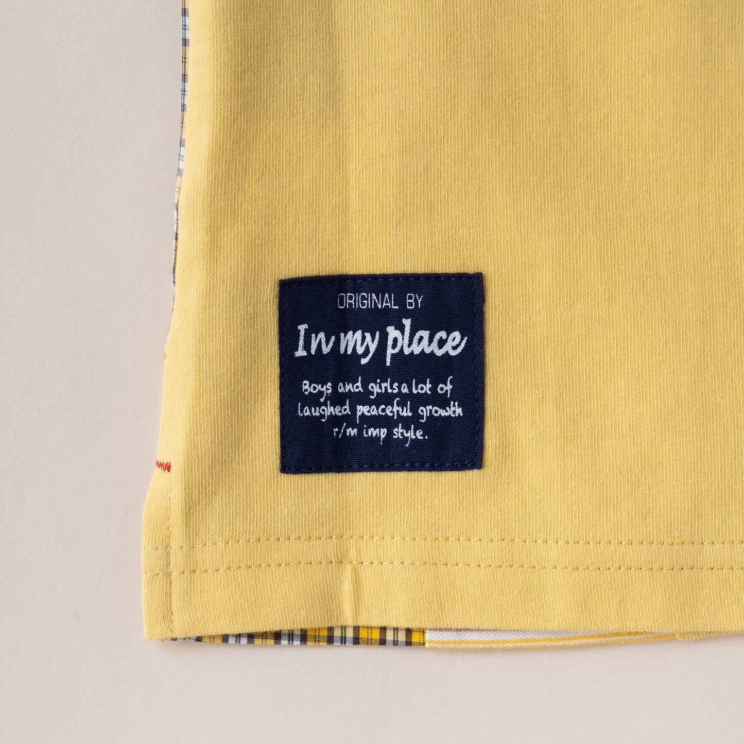 スイッチングTシャツ　BEIGE