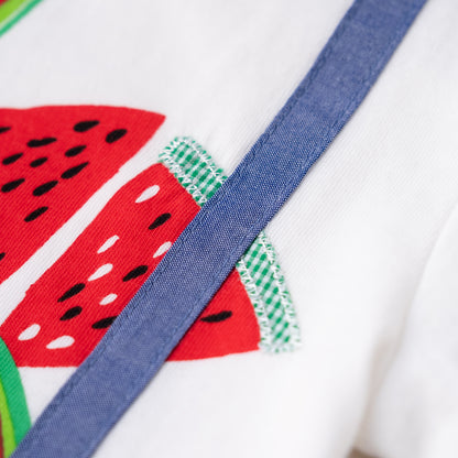 サスペンダーフルーツセット【スイカ】　OFF-WHITE