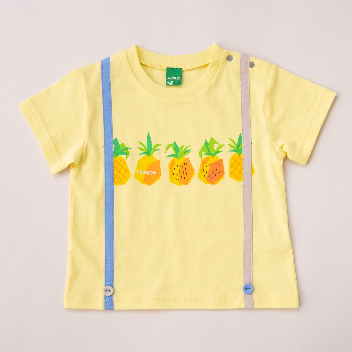 サスペンダーフルーツセット【パイン】　YELLOW