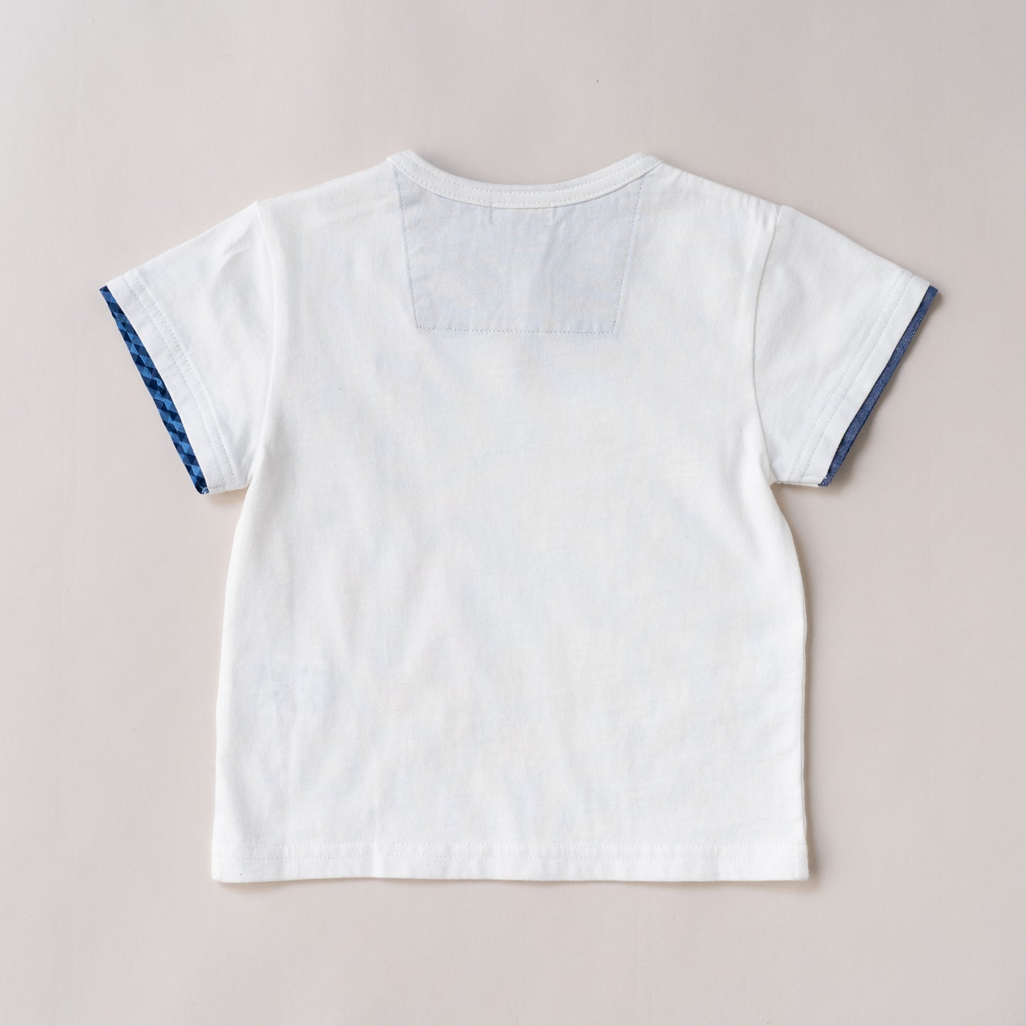 スリットネックTシャツ　OFF-WHITE