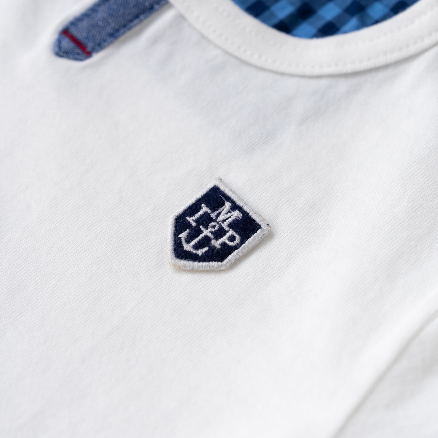 スリットネックTシャツ　OFF-WHITE