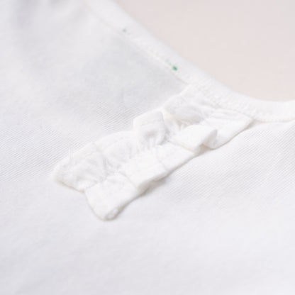 花柄フリルセット　OFF-WHITE