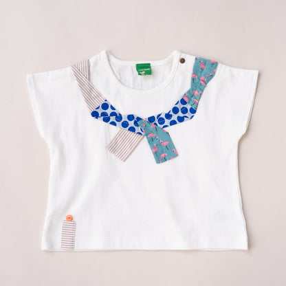 バンダナ風マリンセット　OFF-WHITE