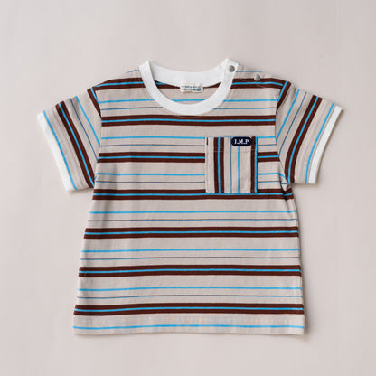 ボーダーTシャツ　BEIGE