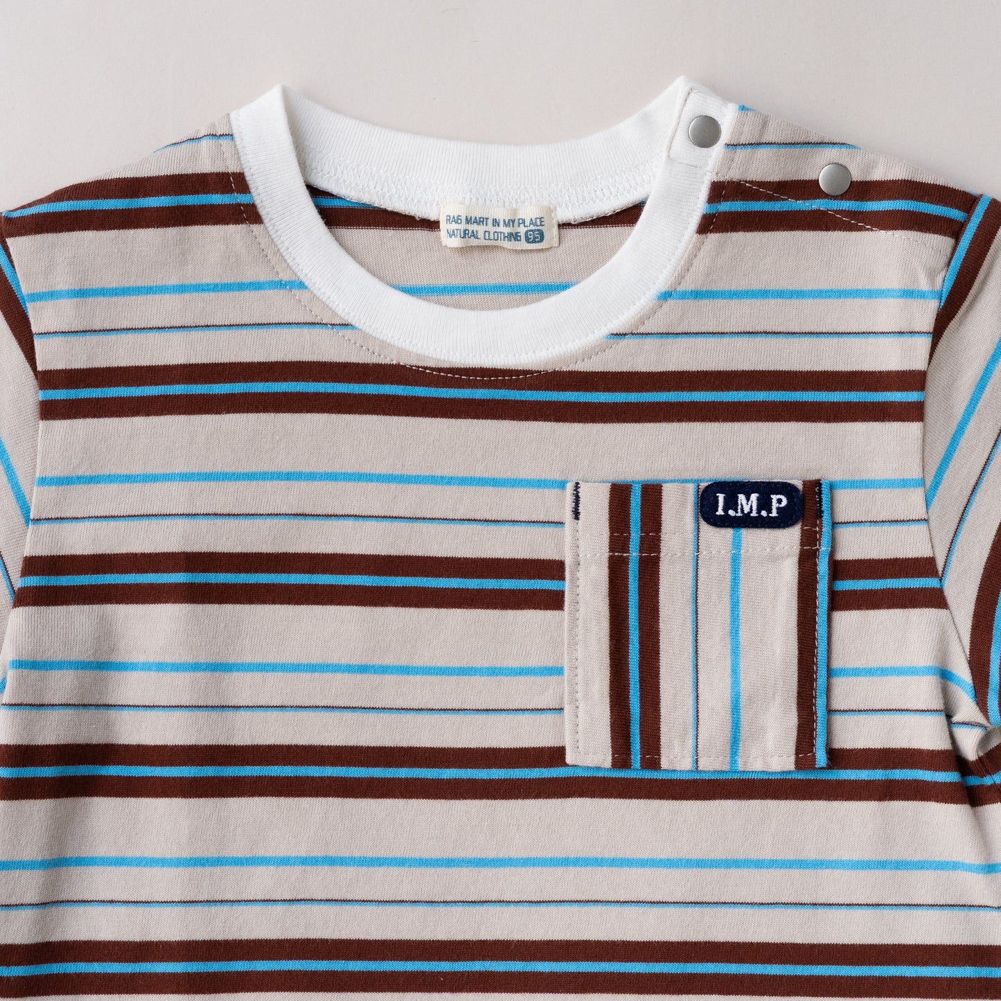ボーダーTシャツ　BEIGE