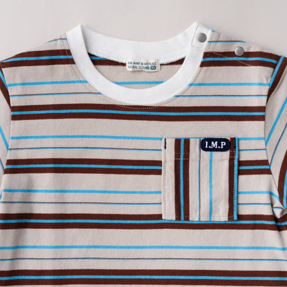 ボーダーTシャツ　BEIGE