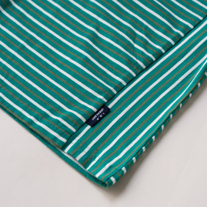 ボーダーTシャツ　GREEN