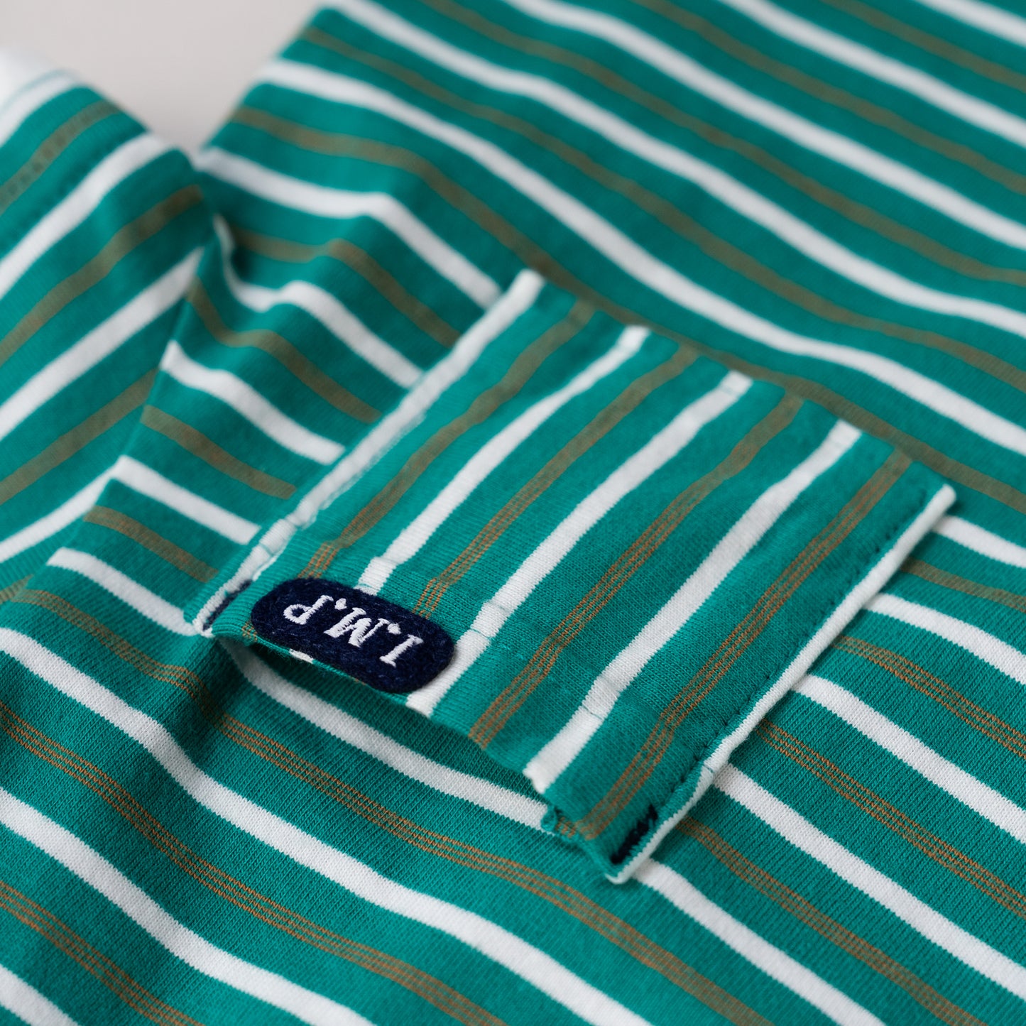 ボーダーTシャツ　GREEN