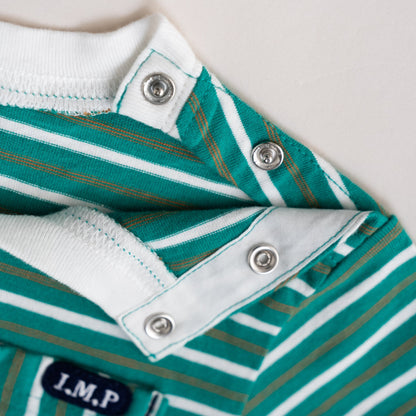 ボーダーTシャツ　GREEN