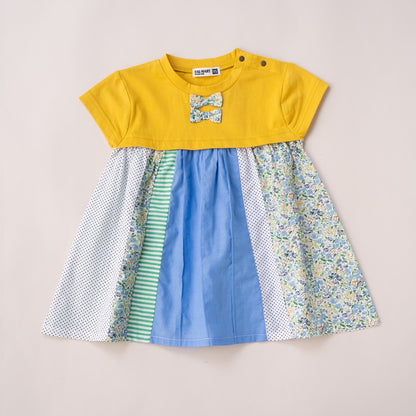 パッチワークチュニック　YELLOW