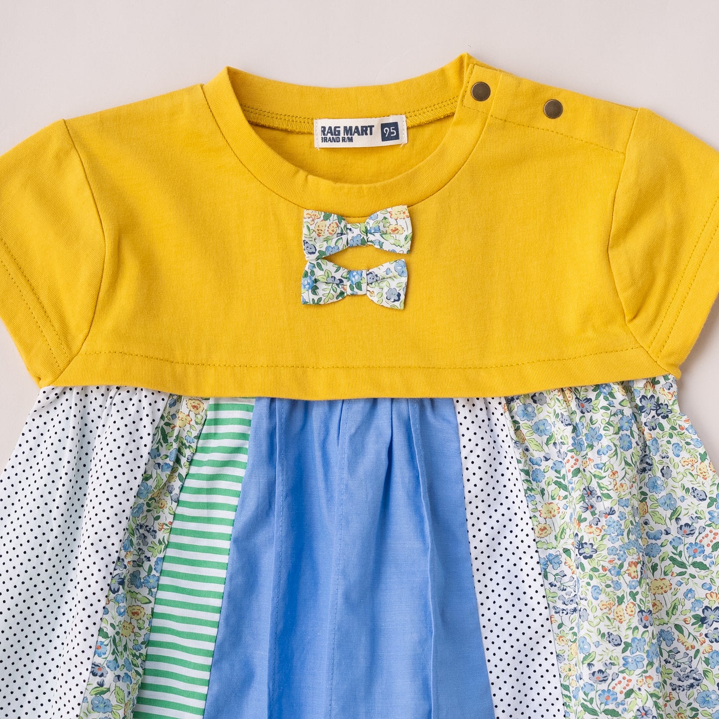 パッチワークチュニック　YELLOW