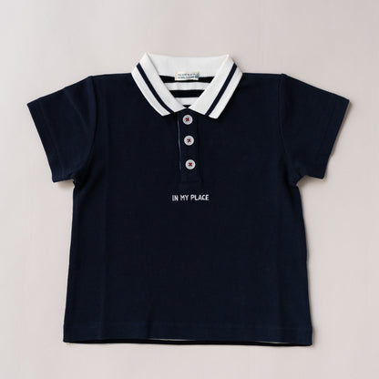 ポロシャツ　NAVY