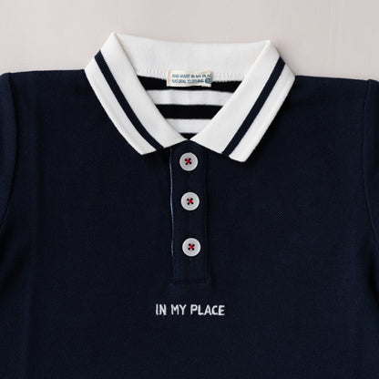 ポロシャツ　NAVY