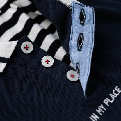 ポロシャツ　NAVY