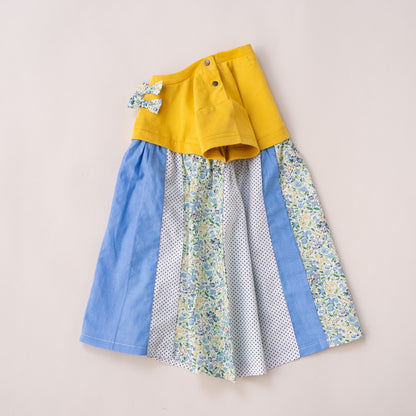 パッチワークチュニック　YELLOW