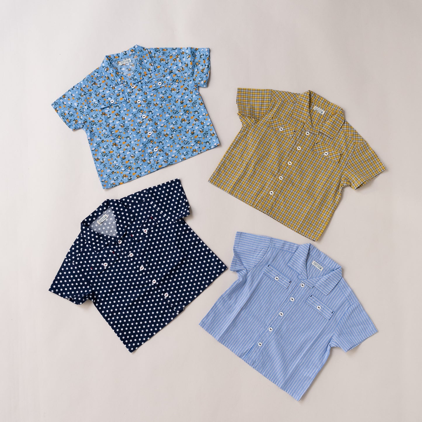 開襟シャツ　PRINT