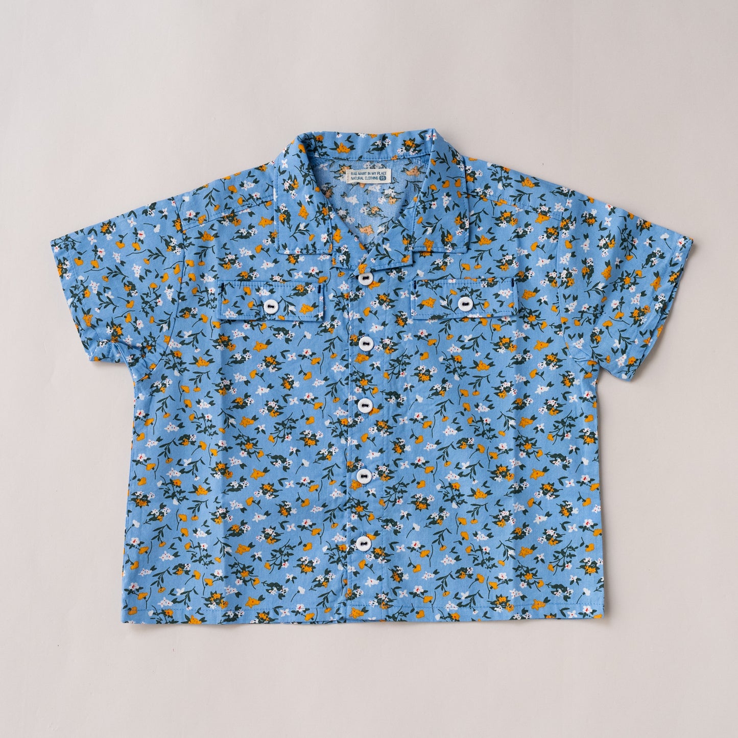 開襟シャツ　PRINT